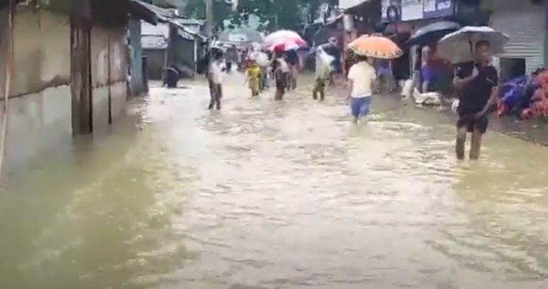 চট্টগ্রামের চন্দনাইশে পাহাড়ী ঢলে বন্যার সৃষ্টি