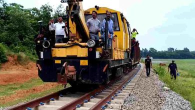 ব্রাহ্মণবাড়িয়ার আখাউড়া-আগরতলা রেলপথে চালানো হয়েছে ট্র্যাক কার