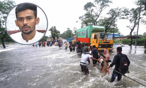 বন্যা পরিস্থিতি পরিদর্শন শেষে যেসব নির্দেশনা দিলেন ক্রীড়া উপদেষ্টা