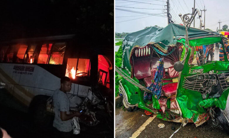 ময়মনসিংহে দুই সড়ক দুর্ঘটনায় নিহতের সংখ্যা বেড়ে ১১